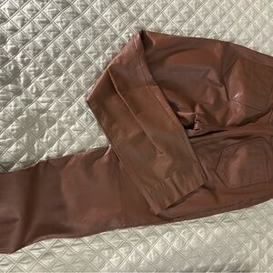 Papaya Rich Brown Leather jeans and blue jean bundle